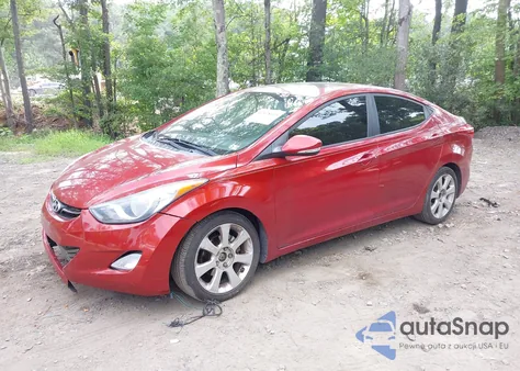 2012 Hyundai Elantra Limited (Ulsan Plant) from USA, damaged, VIN KMHDH4AE7CU456226